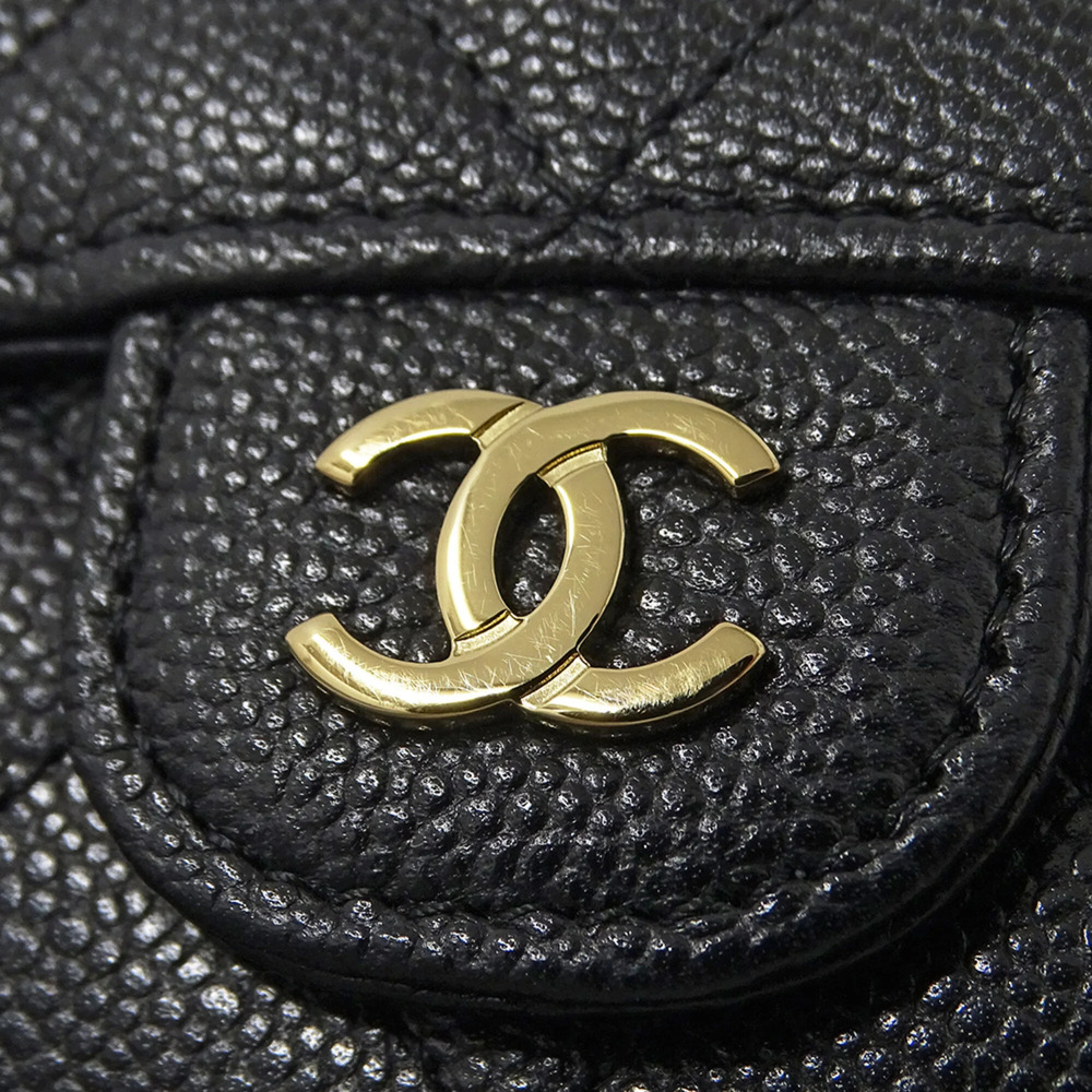CHANEL Authentic Black Caviar Leather Wallet - Picture 10 of 10